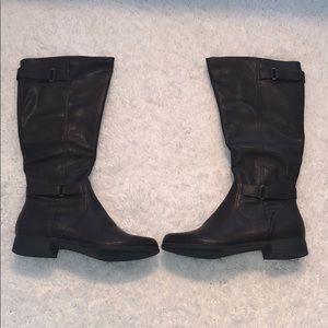 Hush Puppies Brown Long Boots Never Worn Size 8